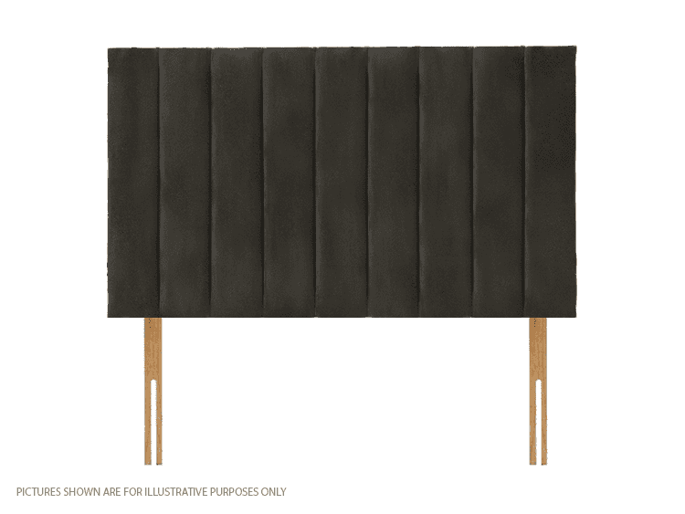 Apollo 2ft6 Dartford Headboard - Velvet Dark Grey | Buy Online | Beds.ie