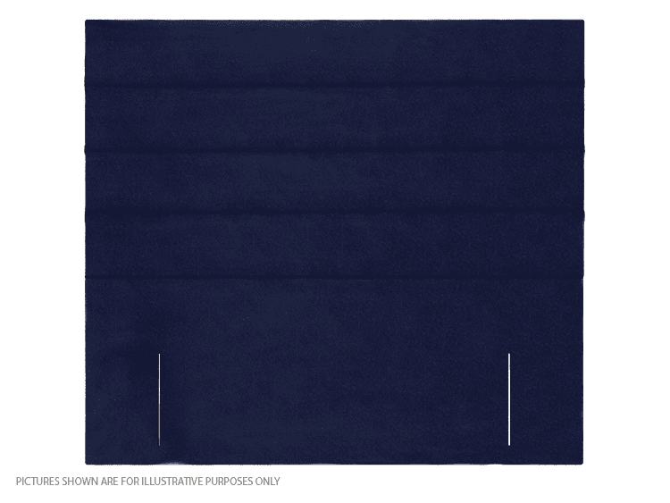 Apollo 3ft Rome Headboard - Velvet Navy Blue | Buy Online | Beds.ie