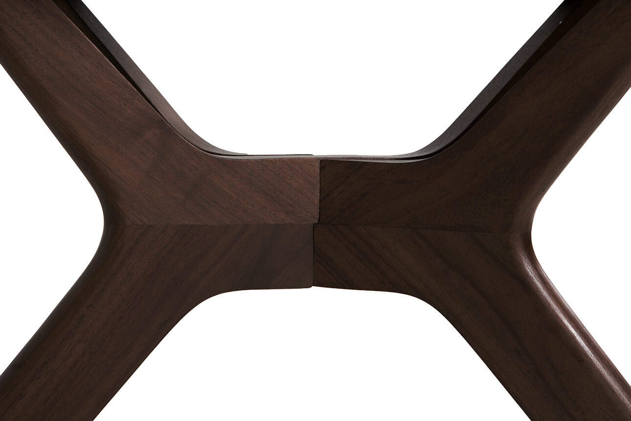 Ariya Console Table - Marble/Walnut - Image 4