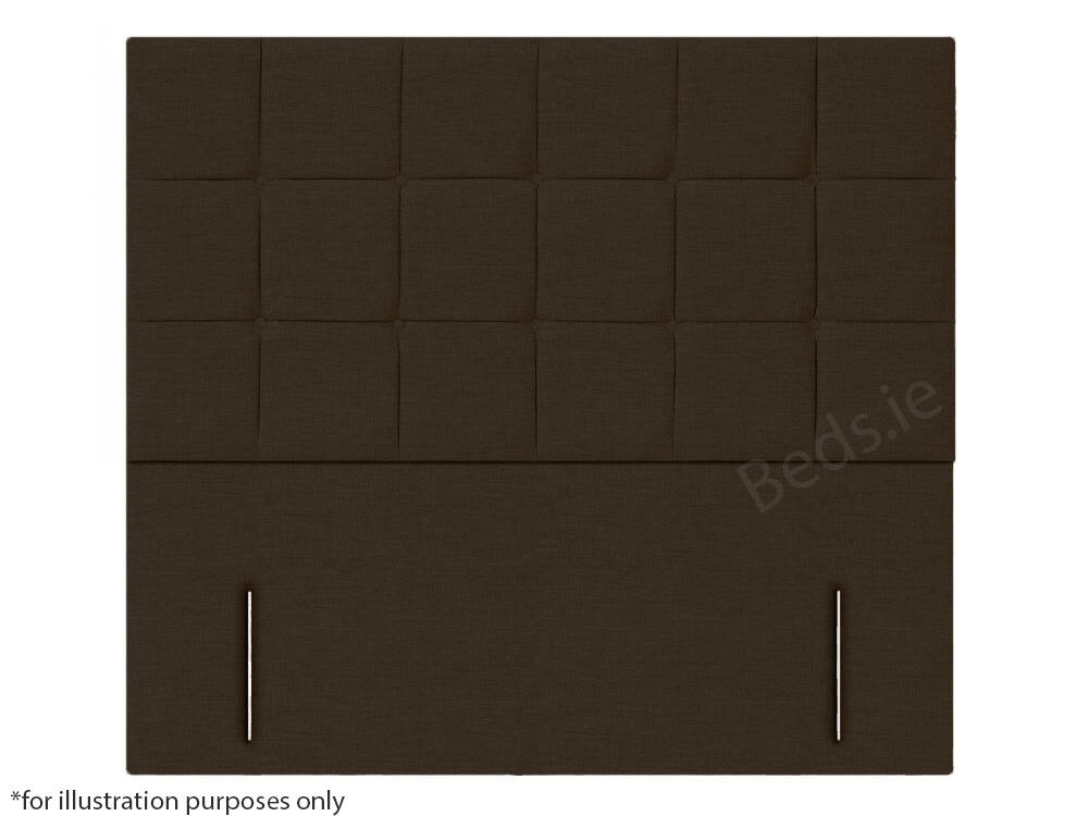 Apollo 4ft6 Venice Headboard - Azzure Brown | Buy Online | Beds.ie