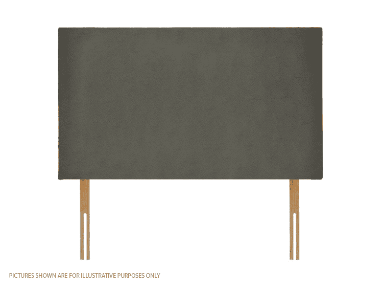 Apollo 6ft Bournemouth Headboard - Velvet Light Grey | Buy Online | Beds.ie