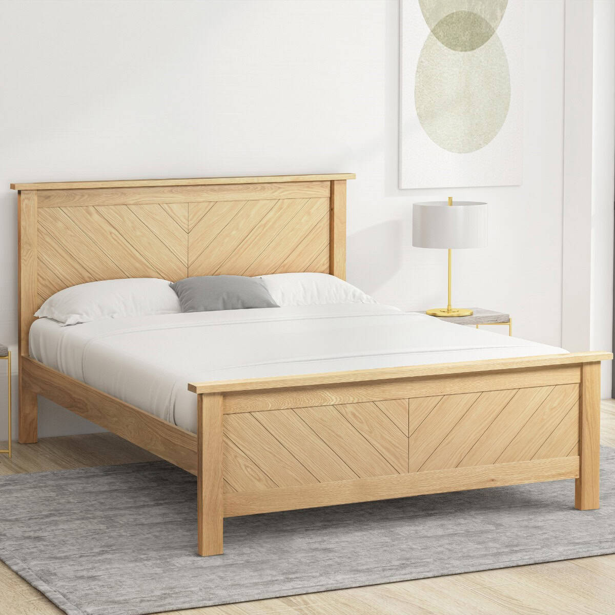 Limelight Kenji 6ft Bedframe - Light Oak | Buy Online | Beds.ie