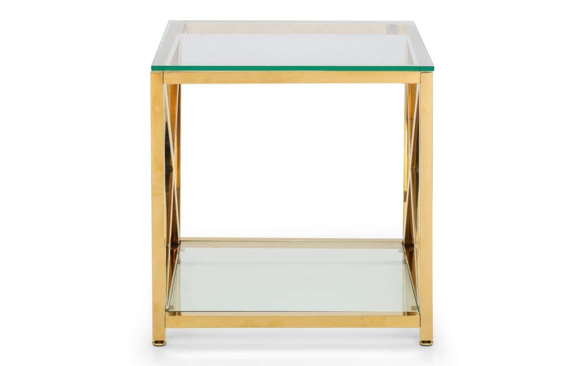 Boca Lamp Table - Gold - Image 2