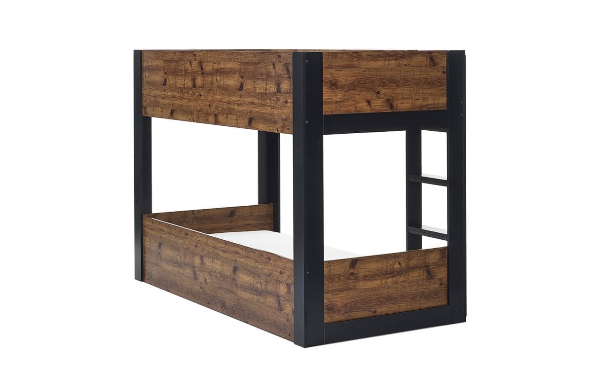 Solana Bunk Bed - Rustic & Black - Image 4