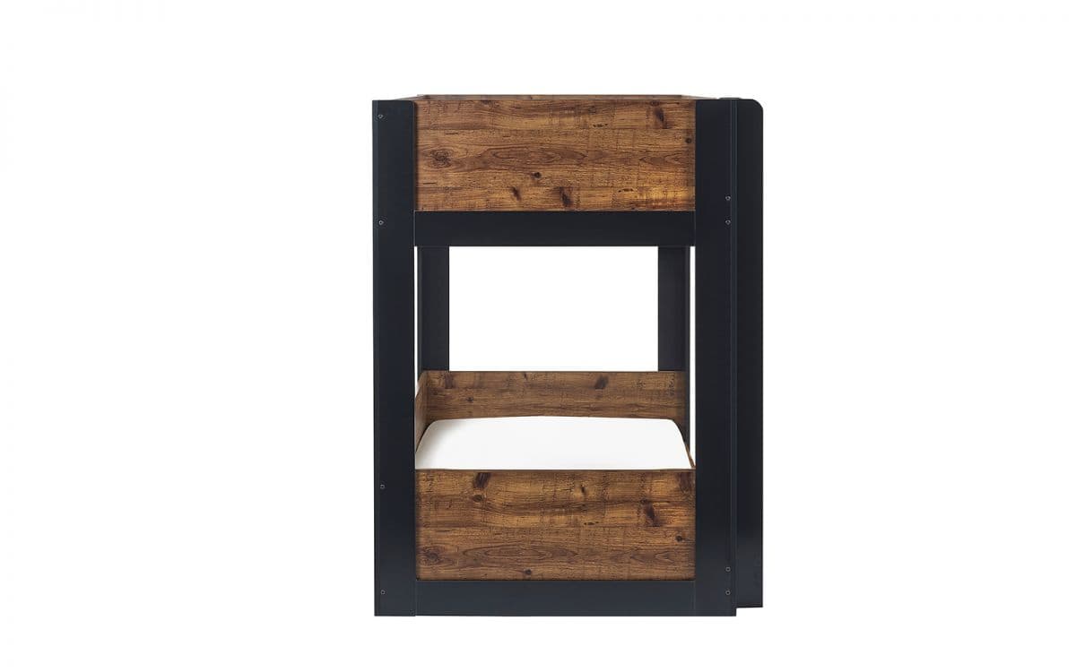Solana Bunk Bed - Rustic & Black - Image 5