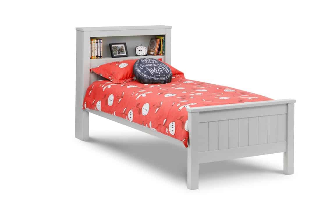 Braid Bookcase Bedframe - Dove Grey - Image 2