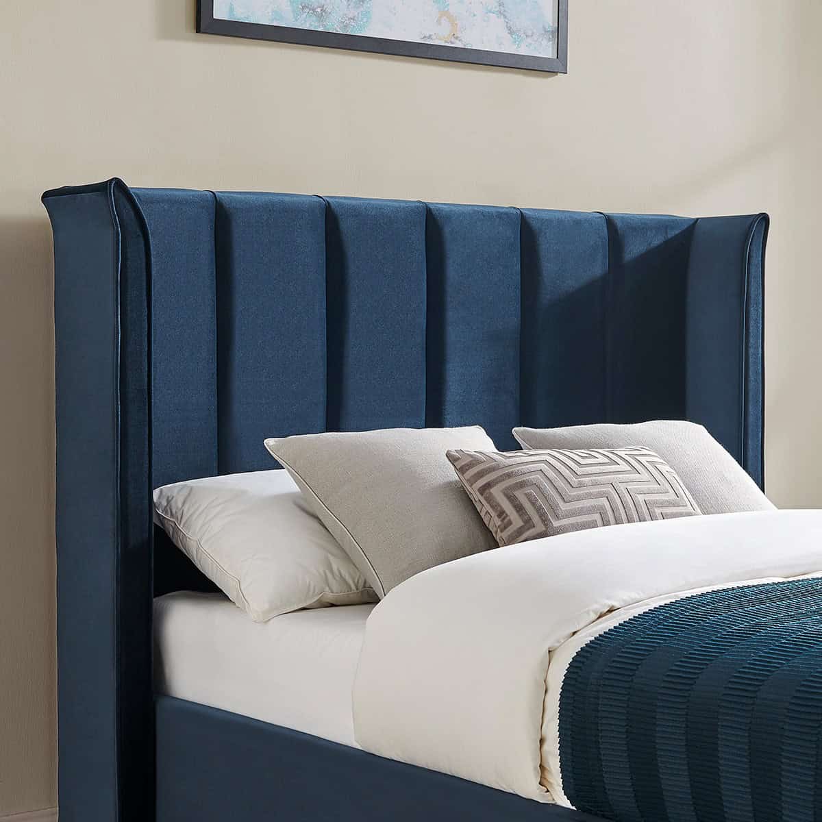 Limelight Polaris 4ft6 Ottoman - Navy Blue - Image 4