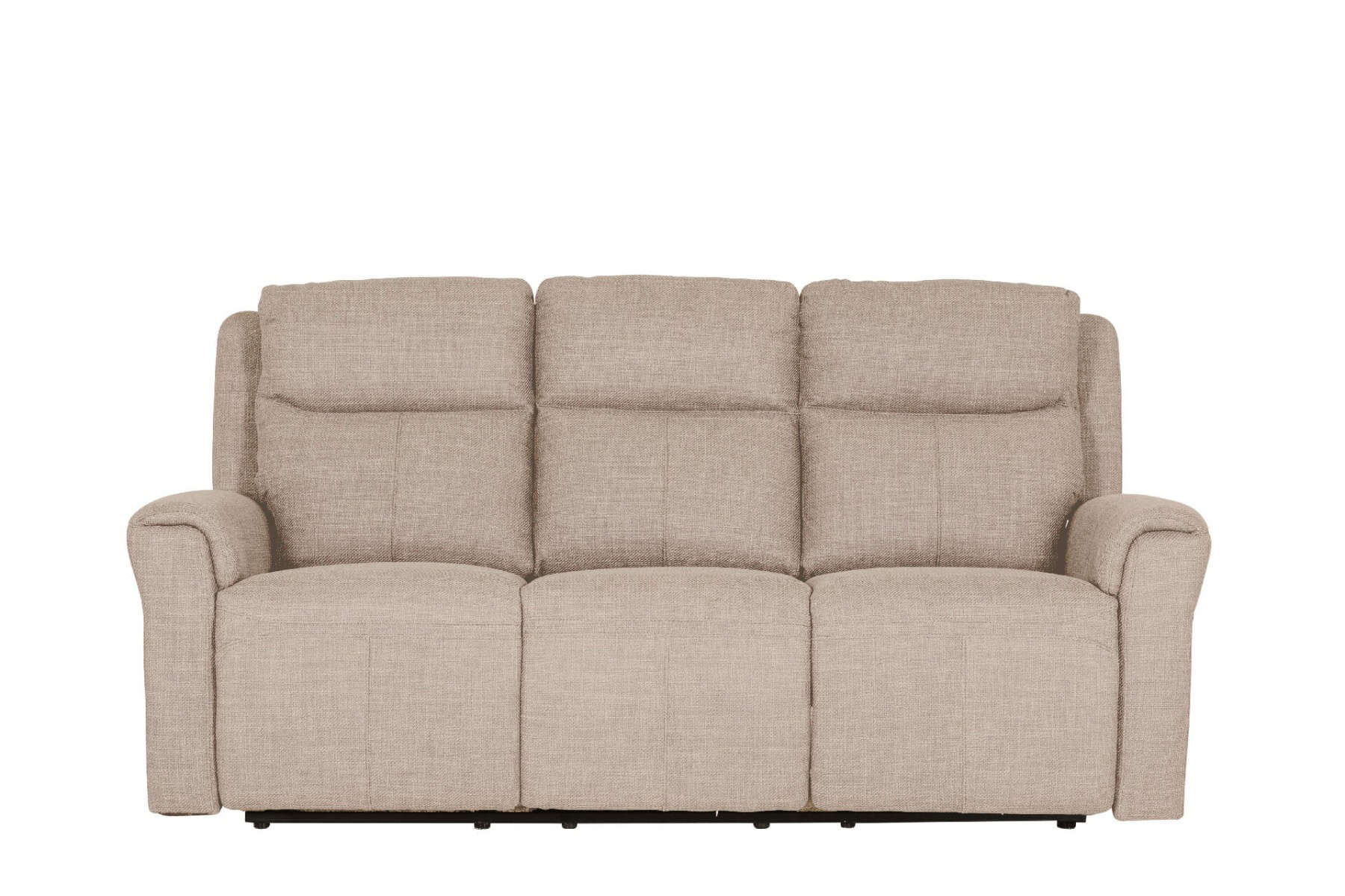 Russo 3 Seater Electric Recliner - Mushroom - Image 2