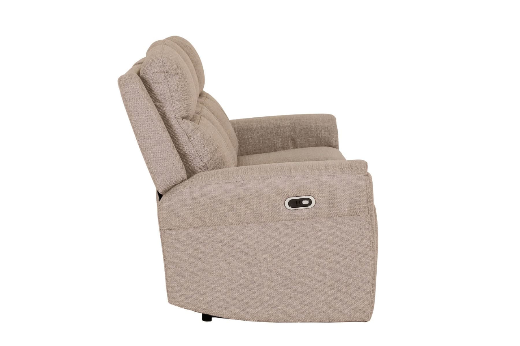Russo 3 Seater Electric Recliner - Mushroom - Image 4