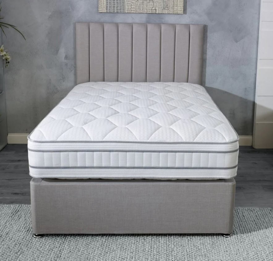 Shire 4ft6 Dawn 1000 Divan Bed - 2 Drawer - Image 3