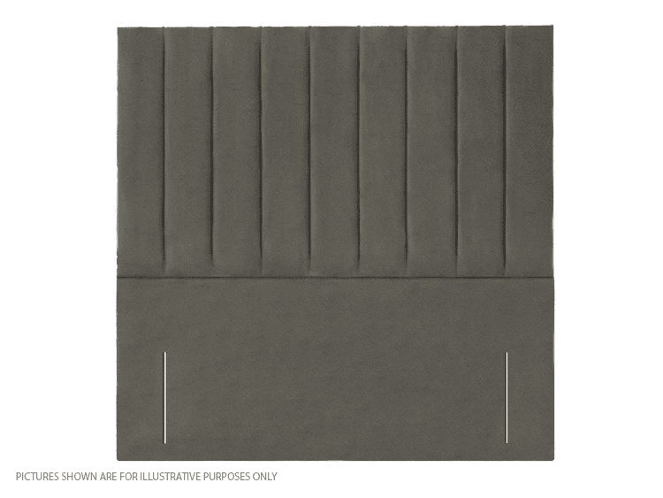 Apollo 2ft6 Madrid Headboard - Velvet Light Grey | Buy Online | Beds.ie