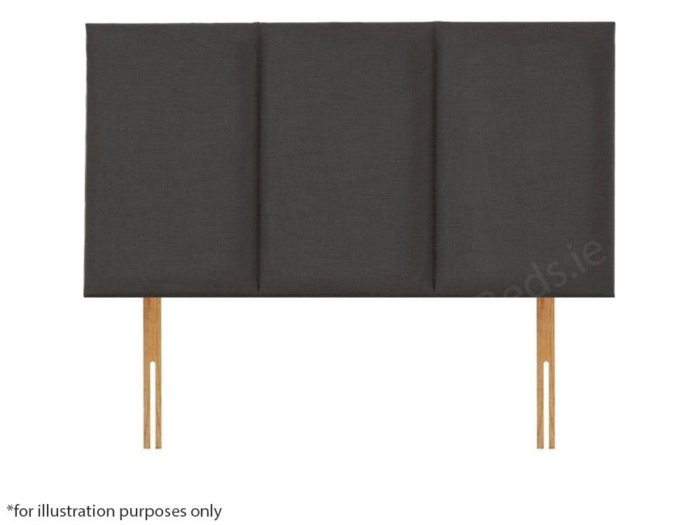 Apollo 6ft Southport Headboard - Azzure Dark Grey | Buy Online | Beds.ie