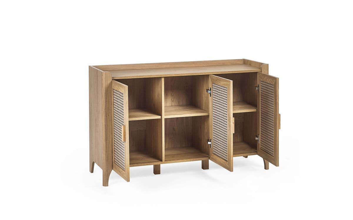 Sydenham 3 Door Sideboard - Oak - Image 4