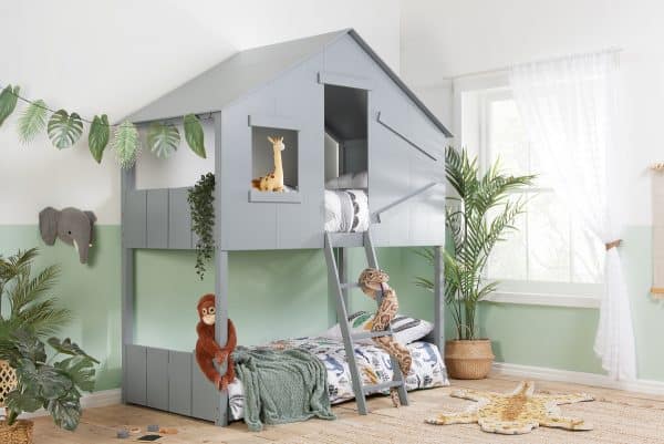 Safari Bunk Bed - Grey | Buy Online | Beds.ie