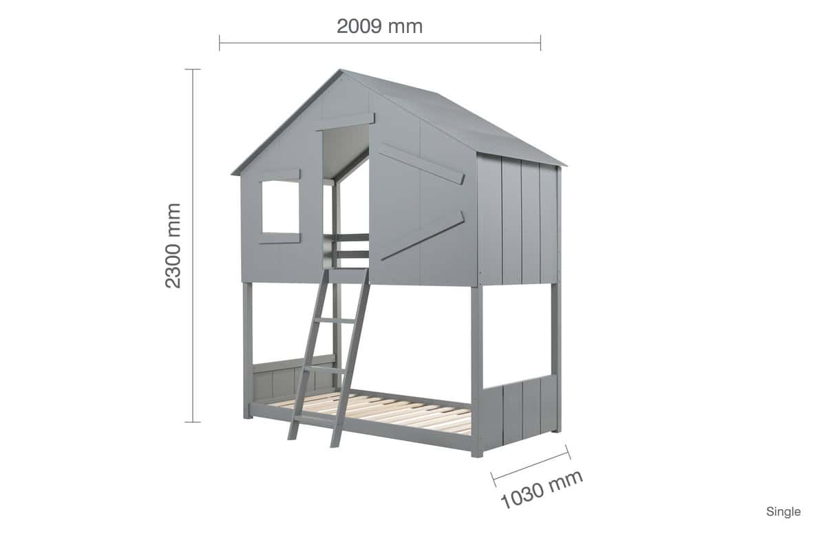 Safari Bunk Bed - Grey - Image 10