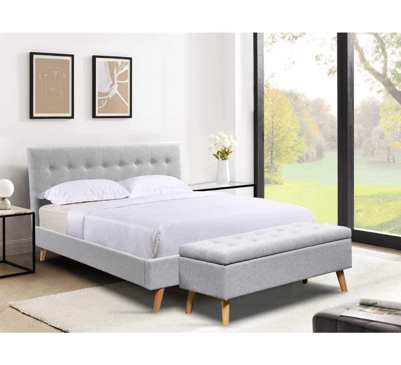 Roscommon 5ft Bedframe - Grey | Buy Online | Beds.ie