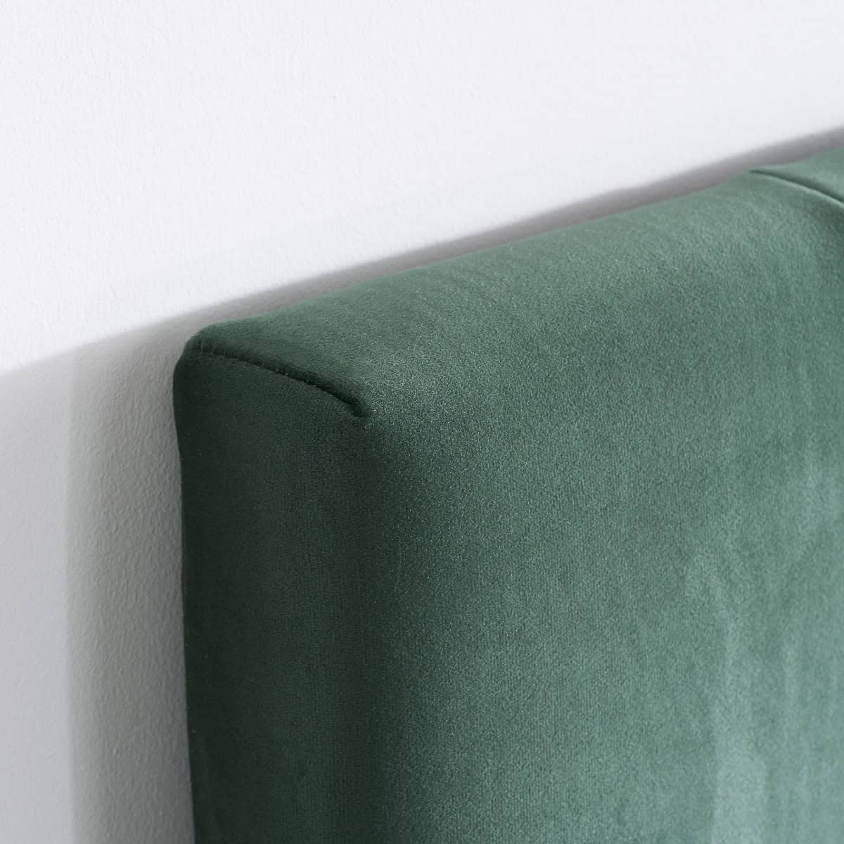 Loxley 4ft6 Ottoman Bedframe - Green Velvet - Image 5