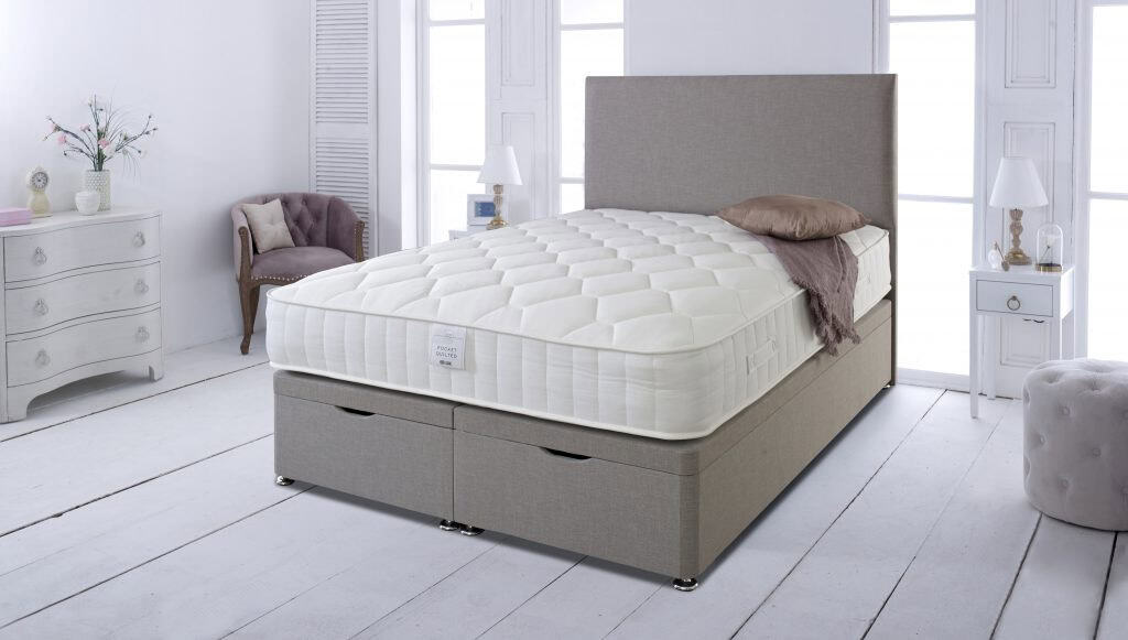 Shire 4ft Pocket Quilted 1000 4 Drawer Bed | Buy Online | Beds.ie
