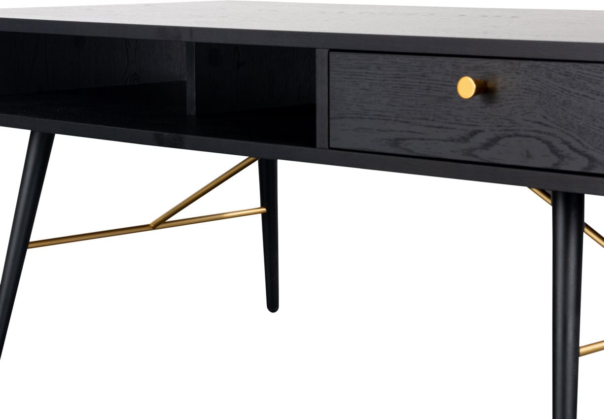Barcelona Coffee Table - Black & Copper - Image 5