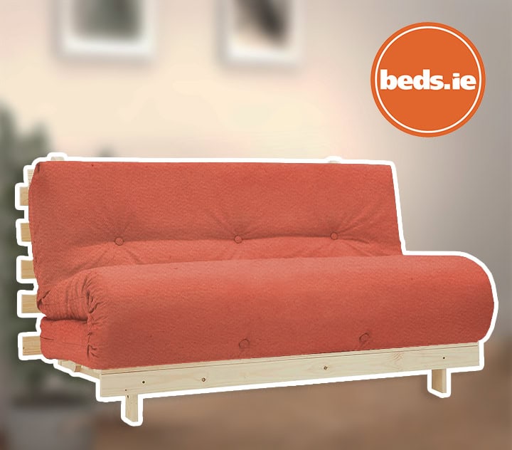 4ft6 Mito Futon Bed with Coral Mattress | Buy Online | Beds.ie