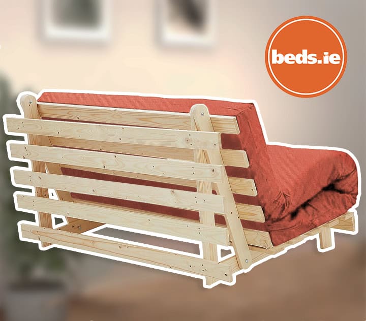 4ft6 Mito Futon Bed with Coral Mattress - Image 2