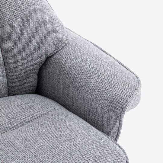 Leyton Swivel Recliner - Chacha Dove - Image 5