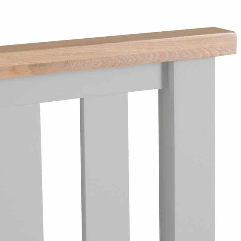 Douglas 6ft Bedframe - Grey & Oak - Image 2