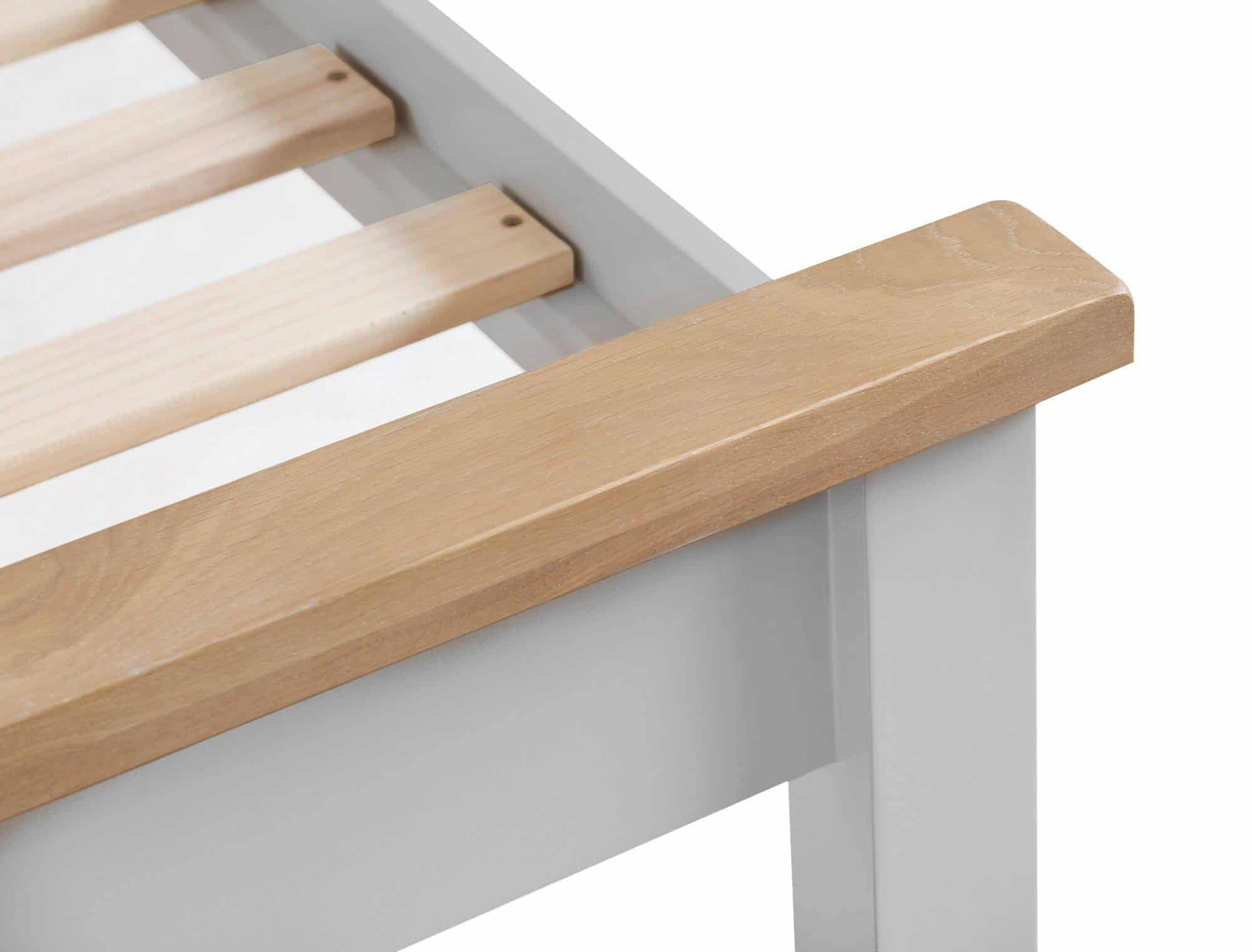 Douglas 6ft Bedframe - Grey & Oak - Image 3