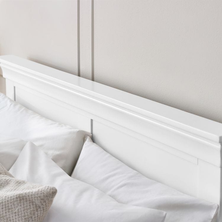 Rochelle 5ft Bedframe - Surf White - Image 4