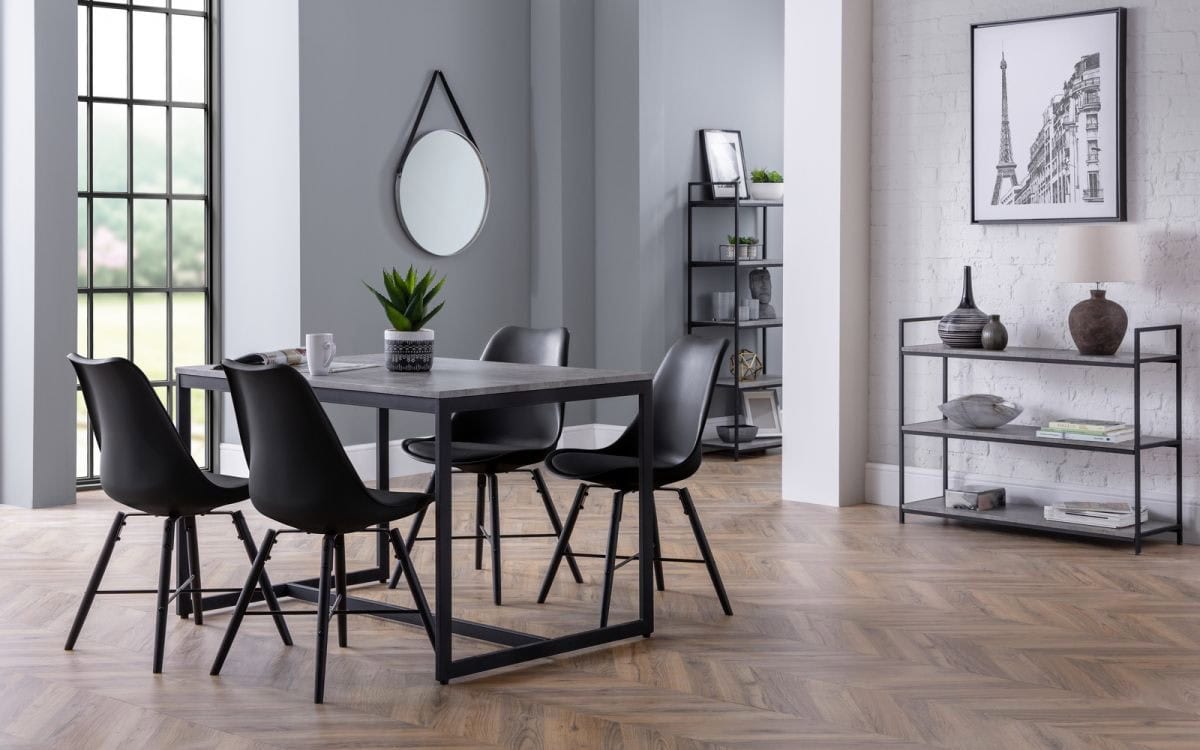 Sawmill Dining Table - Concrete Grey | Buy Online | Beds.ie