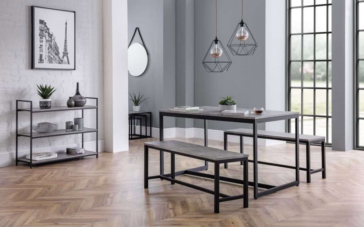 Sawmill Dining Table - Concrete Grey - Image 5