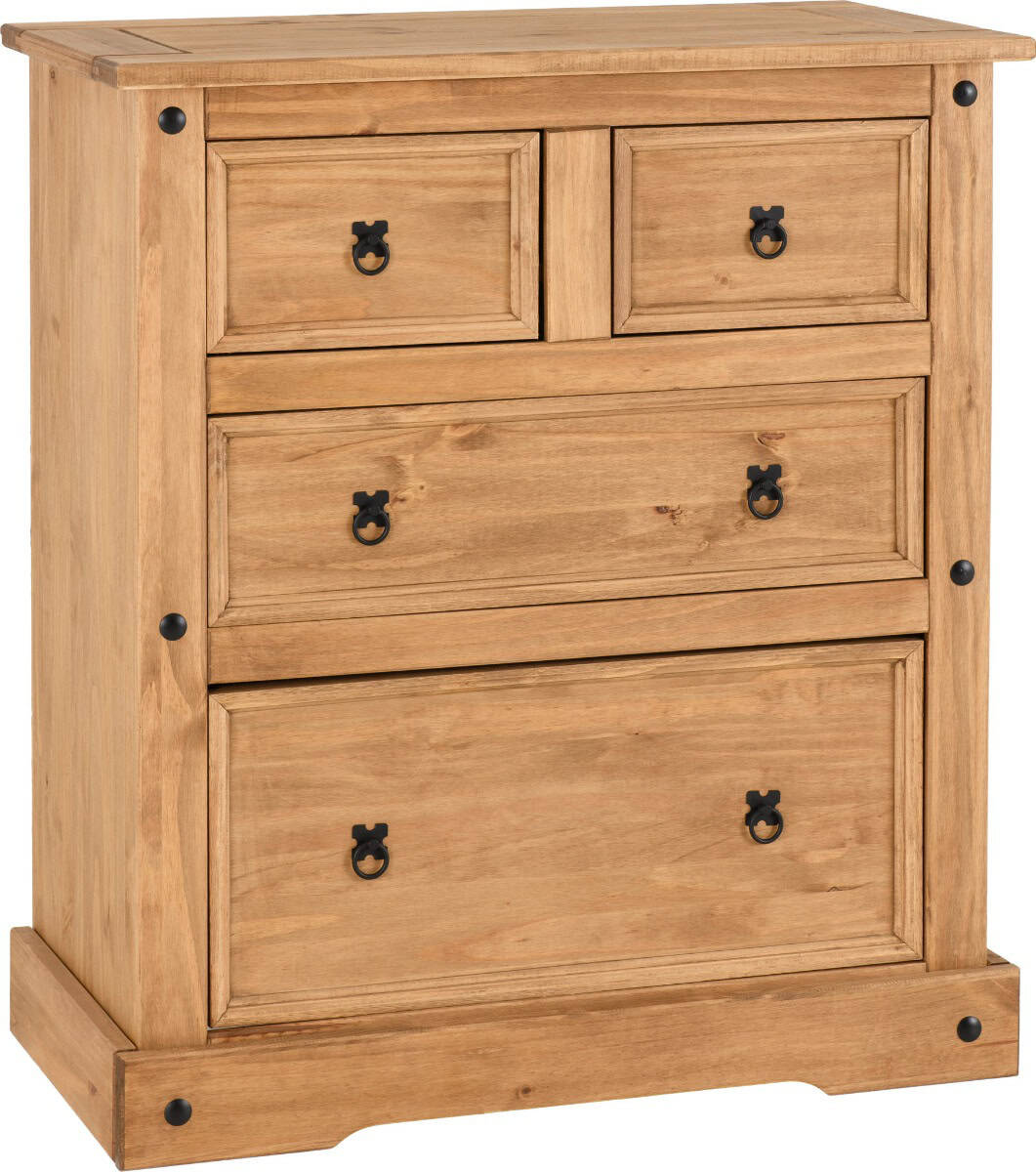 Corona 2+2 Drawer Chest - Waxed Pine | Buy Online | Beds.ie