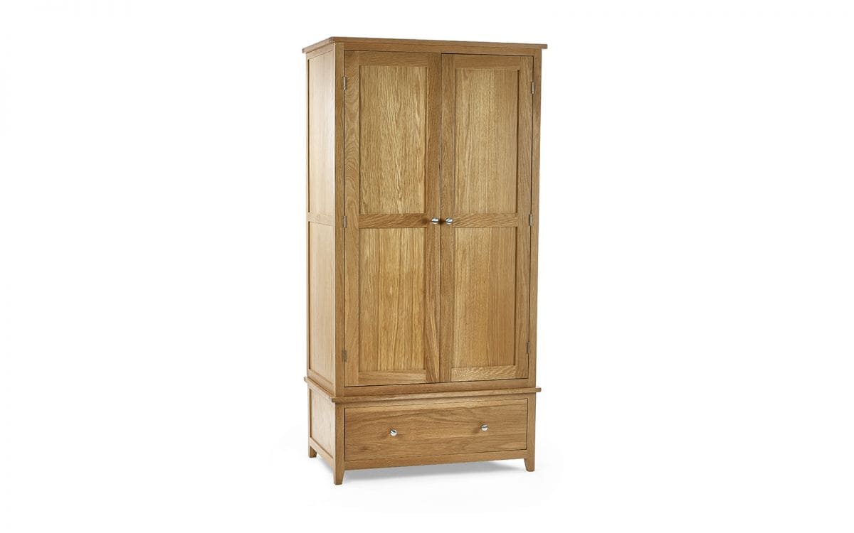 Malcolm Combination Wardrobe - Oak - Image 2