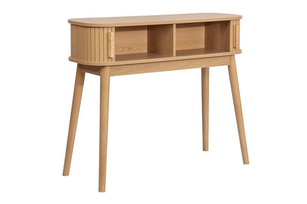 Axel Fluted Console Table - Oak - Image 2