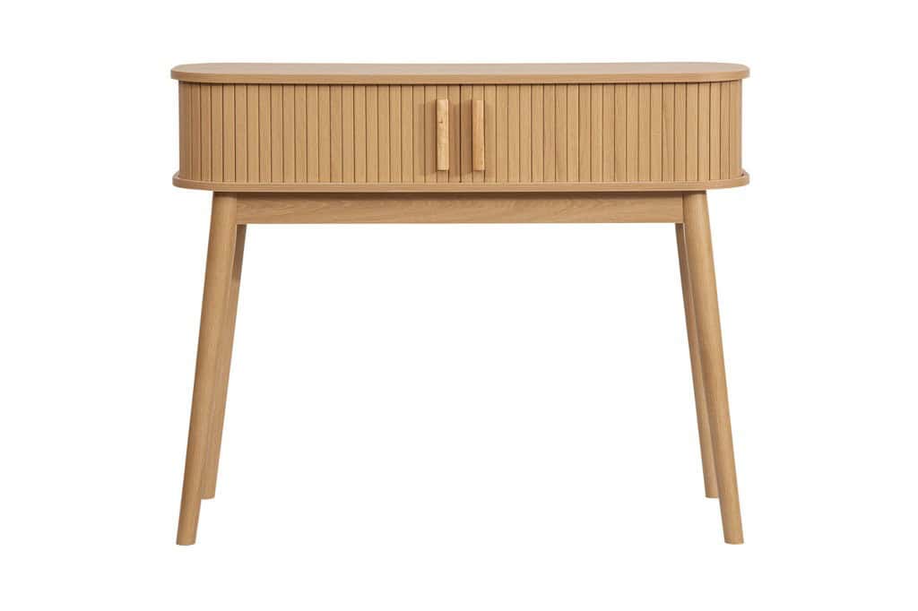 Axel Fluted Console Table - Oak - Image 3