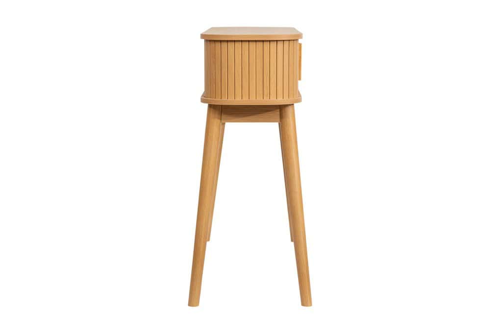 Axel Fluted Console Table - Oak - Image 4