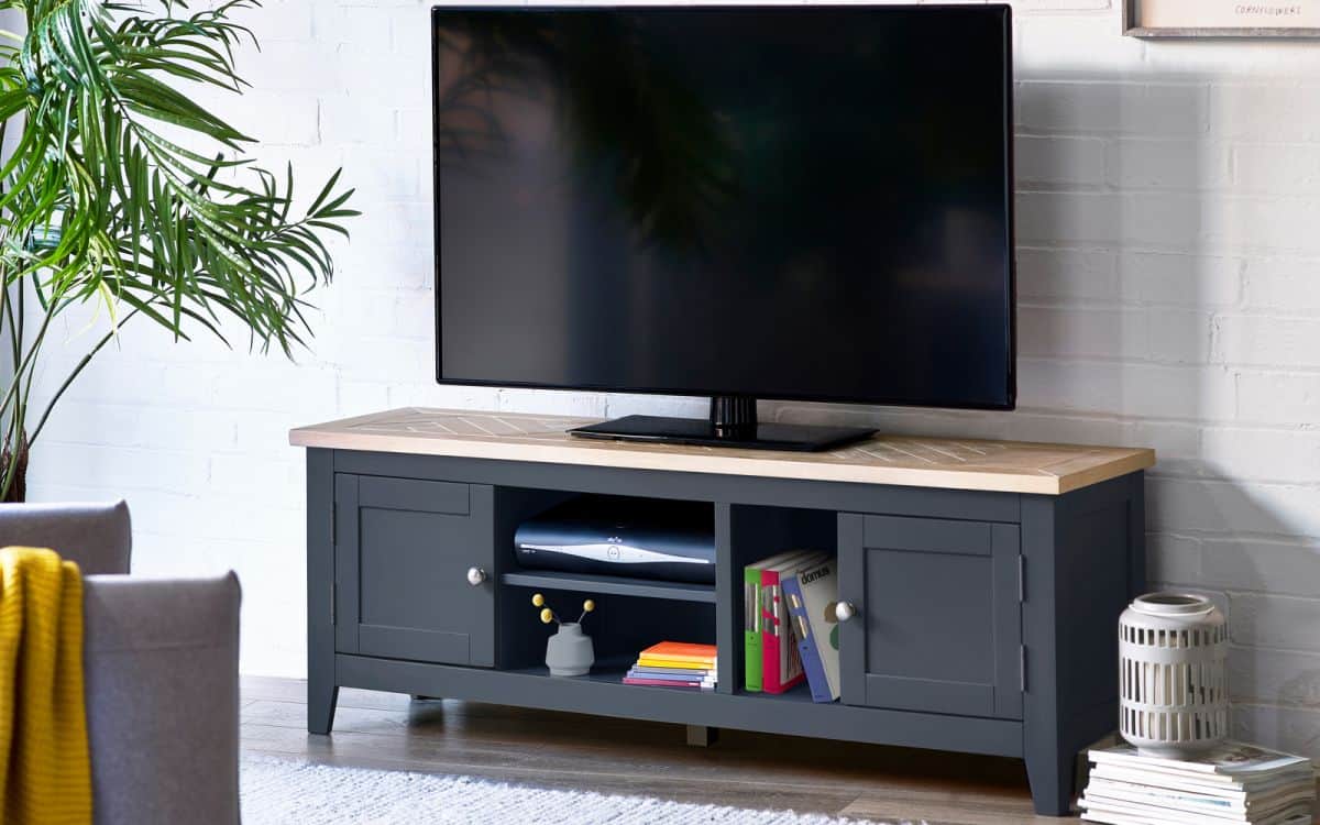 Strasbourg TV Unit - Dark Grey | Buy Online | Beds.ie