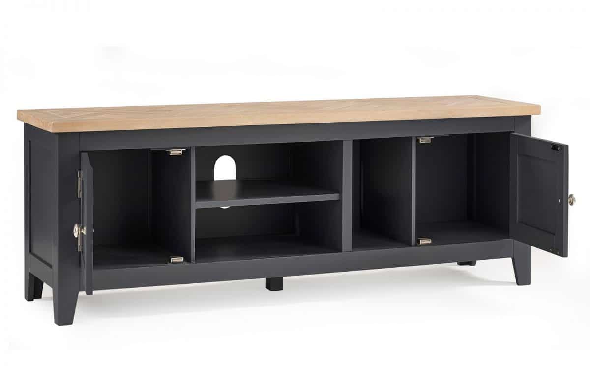 Strasbourg TV Unit - Dark Grey - Image 3