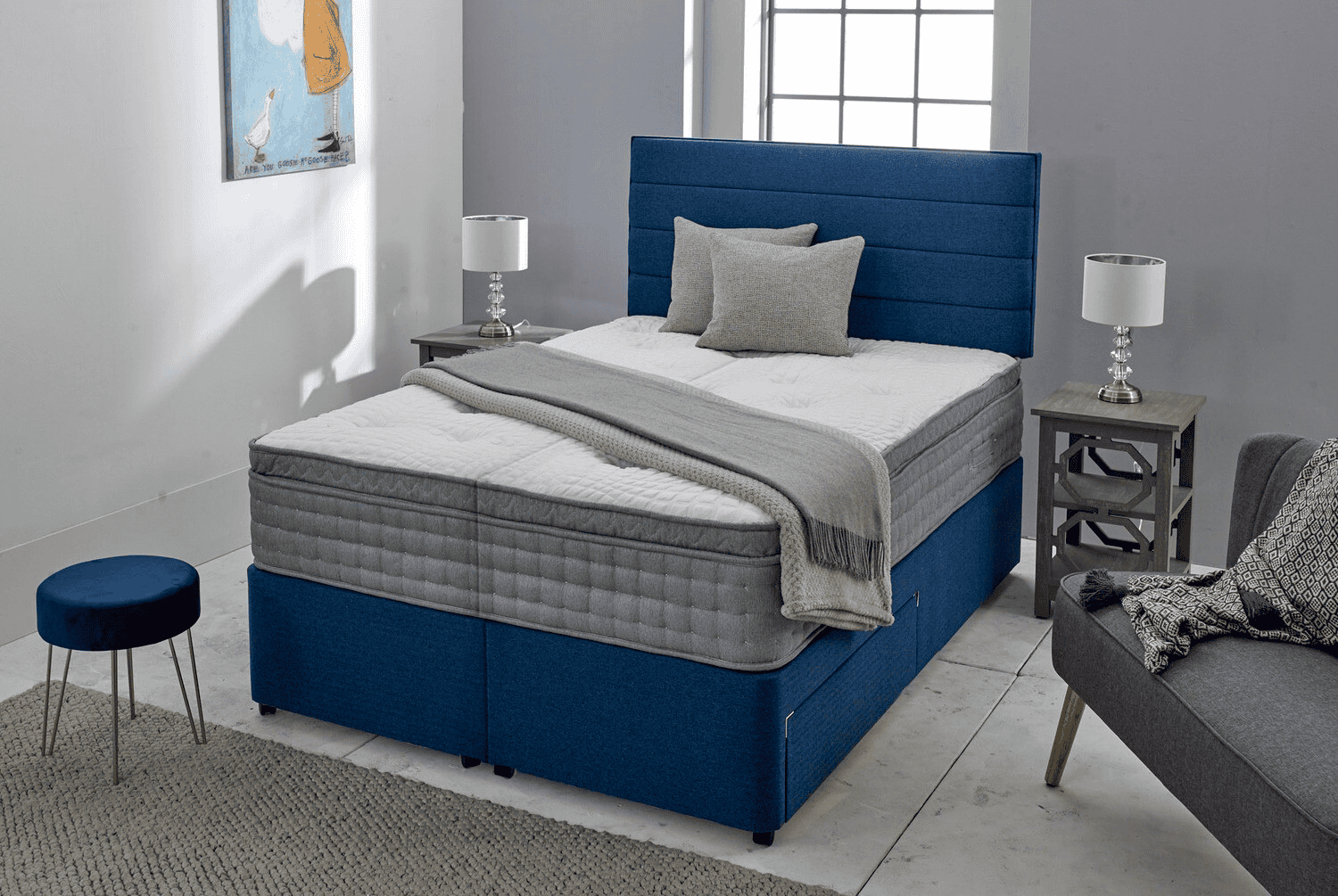 Healthbeds 6ft Bari 3200 2 Drawer Zip & Link Bed - Image 5