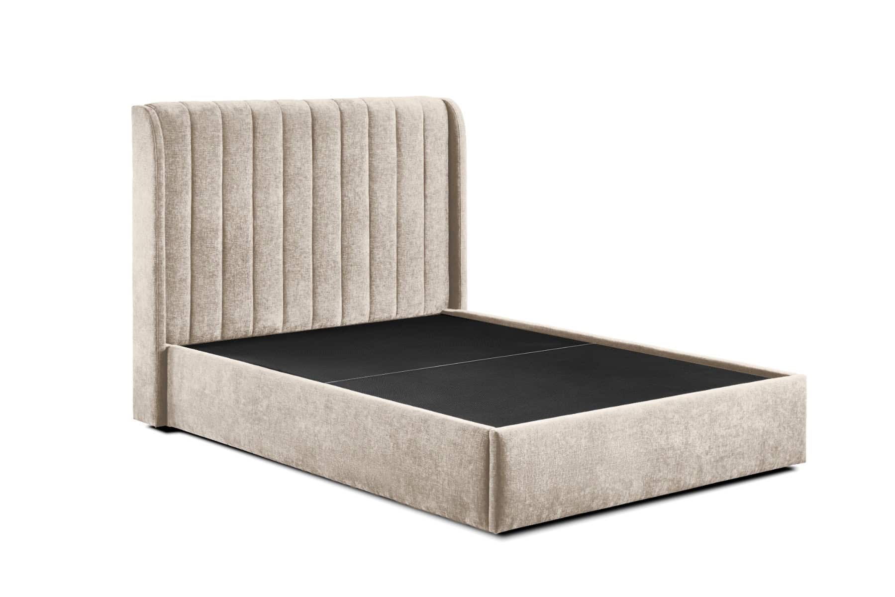 Honey B Frida 4ft Storage Bedframe - Beige - Image 2