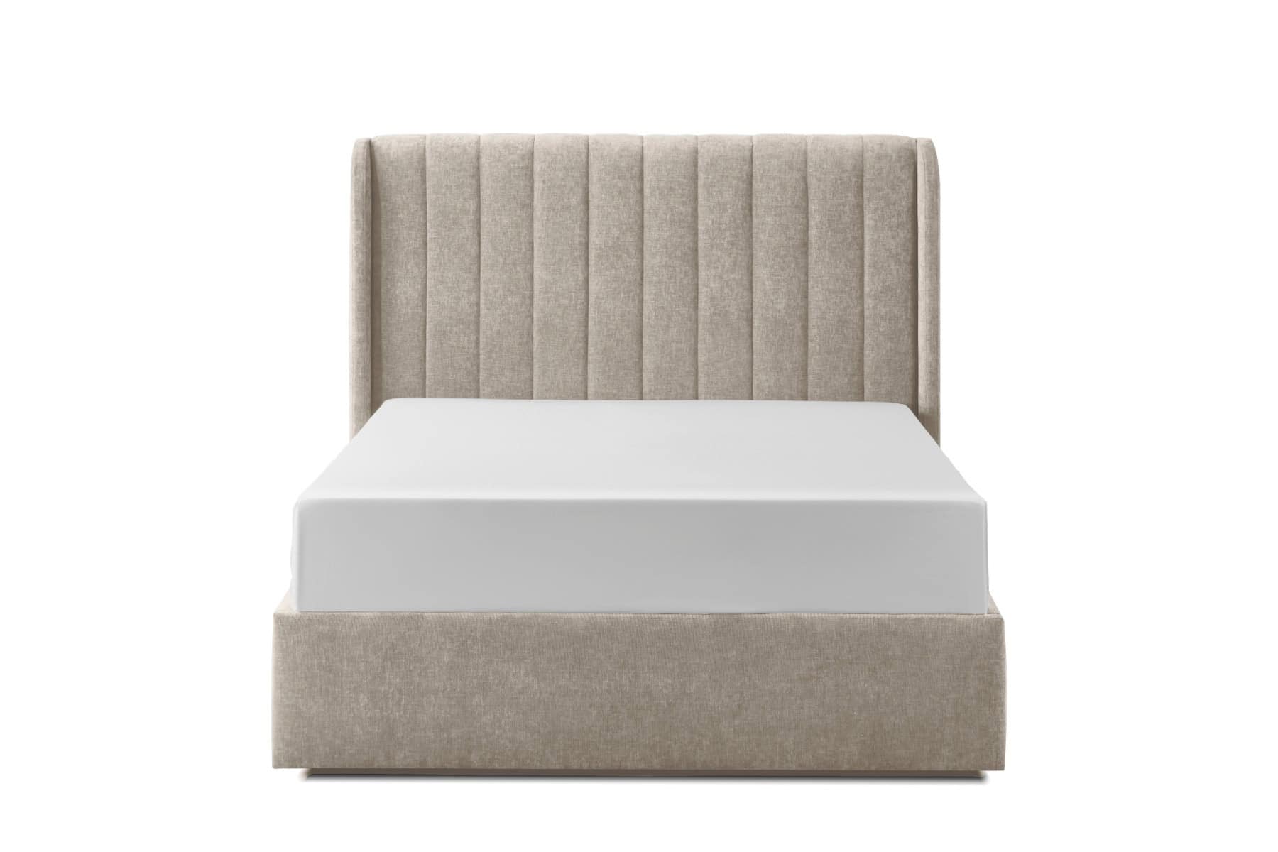 Honey B Frida 4ft Storage Bedframe - Beige - Image 3