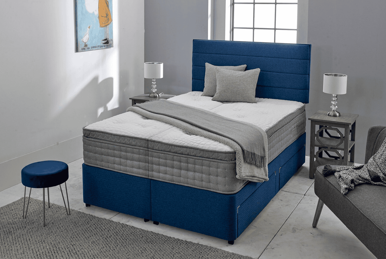 Healthbeds 6ft Bari 2000 4 Drawer Zip & Link Bed - Image 5