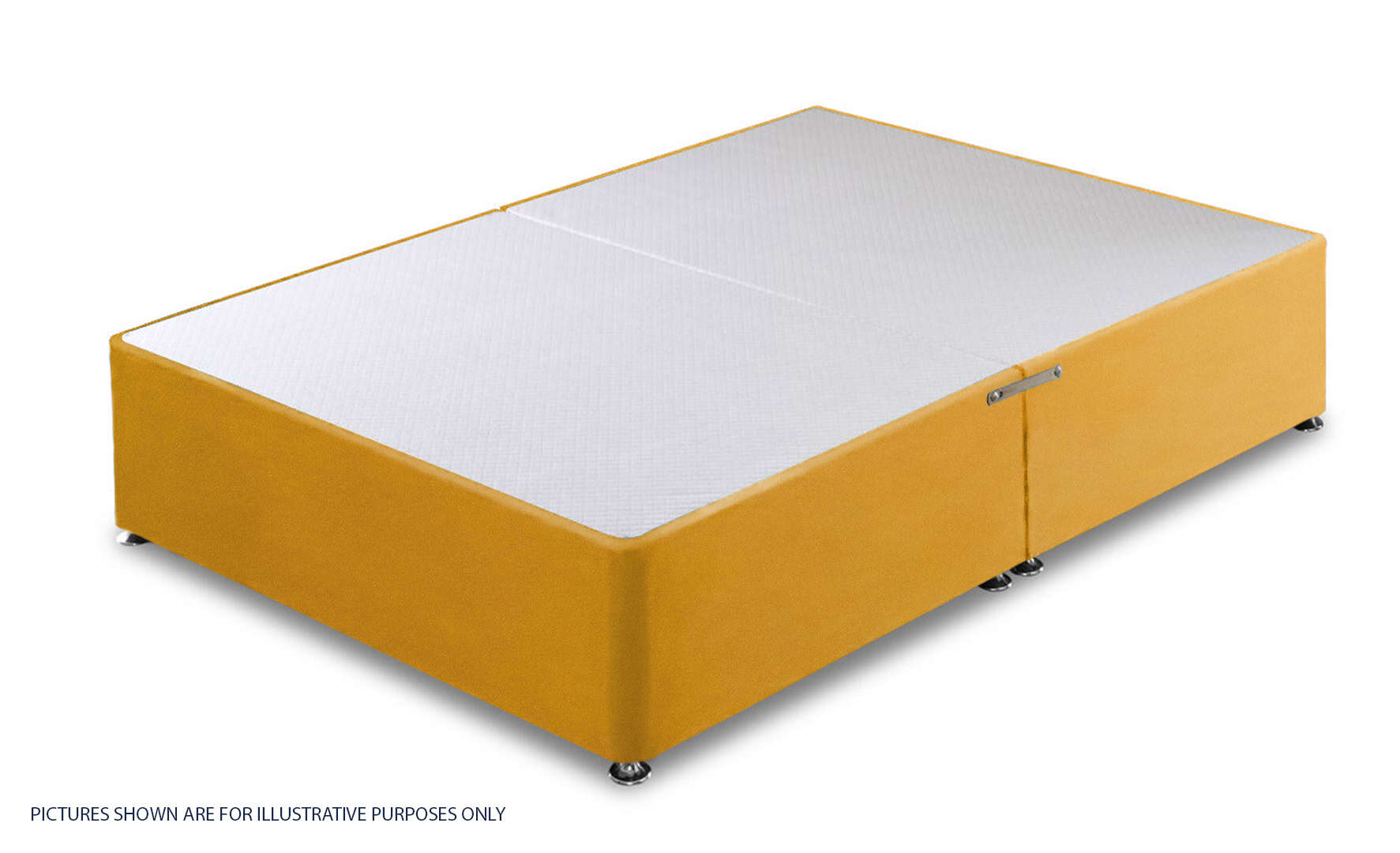Apollo 5ft Velvet Gold Divan Base | Buy Online | Beds.ie