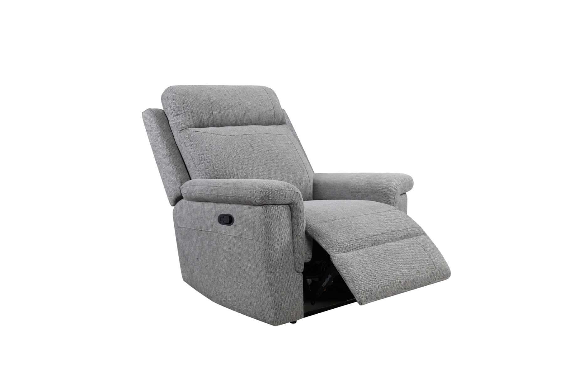 Bowie 1 Seater Manual Recliner - Grey | Buy Online | Beds.ie