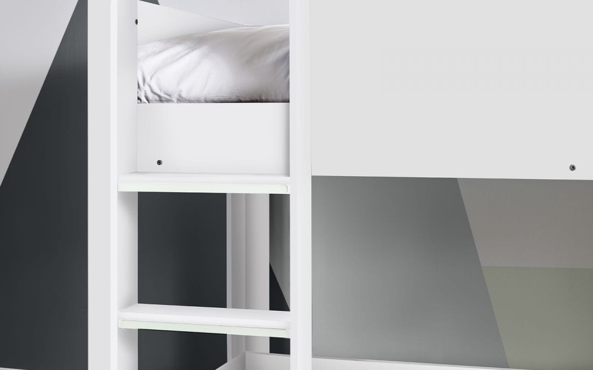 Solana Bunk Bed - All White - Image 4