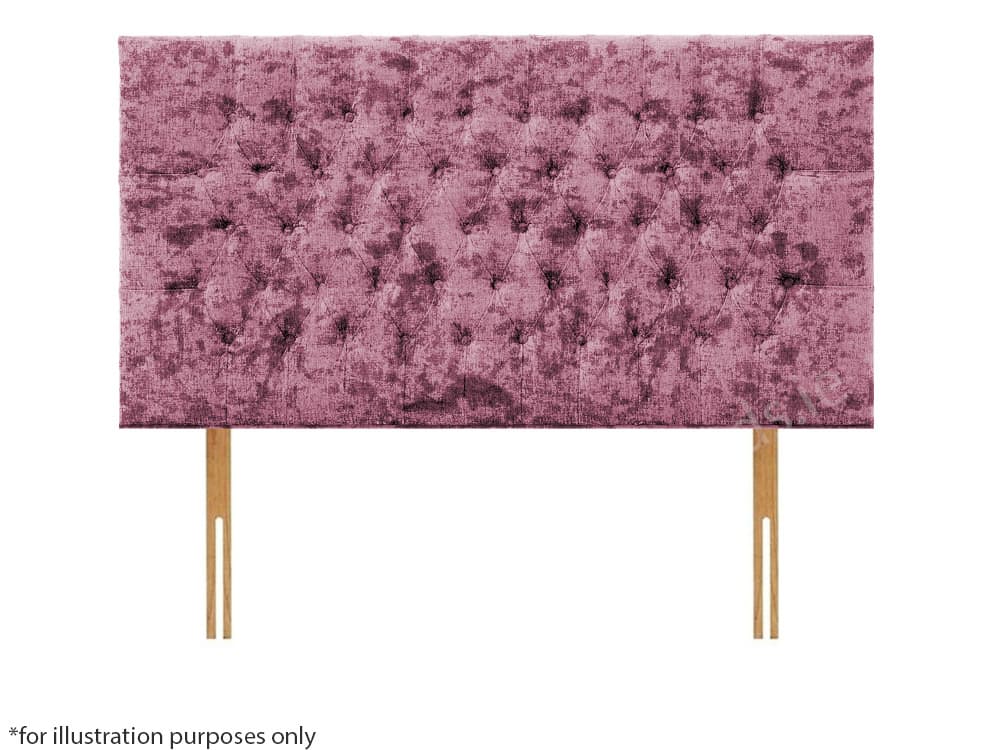Apollo 6ft Lincoln Headboard - Glitz Pink | Buy Online | Beds.ie