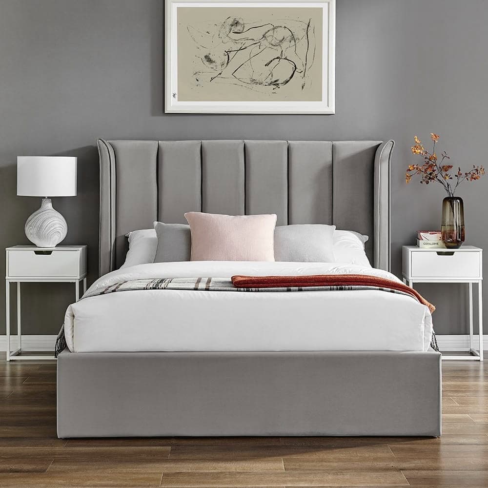 Limelight Polaris 4ft6 Ottoman - Silver - Image 3