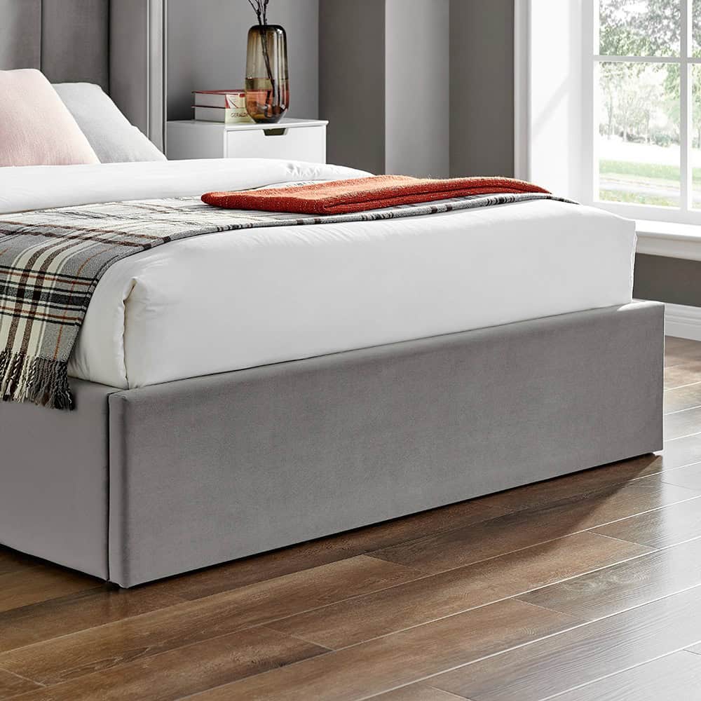 Limelight Polaris 4ft6 Ottoman - Silver - Image 5