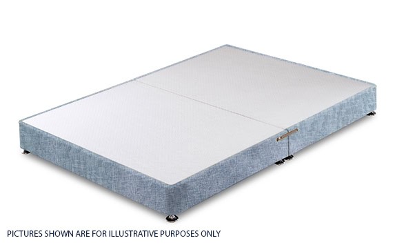 Apollo 4ft Azzure Light Blue Low Profile Divan Base | Buy Online | Beds.ie