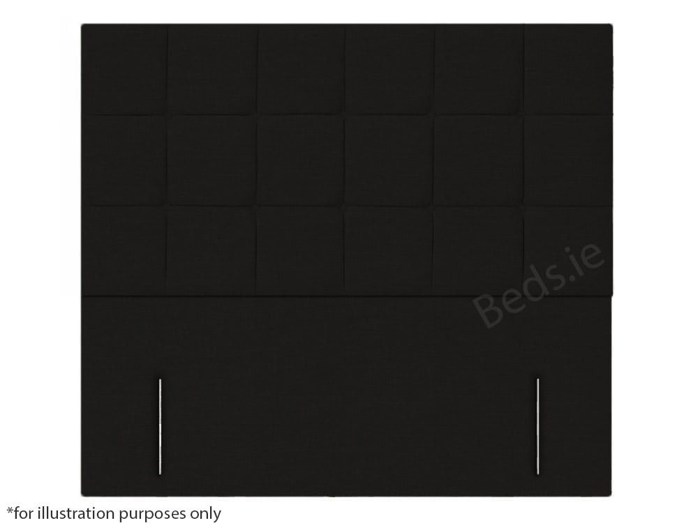 Apollo 2ft6 Venice Headboard - Azzure Black | Buy Online | Beds.ie